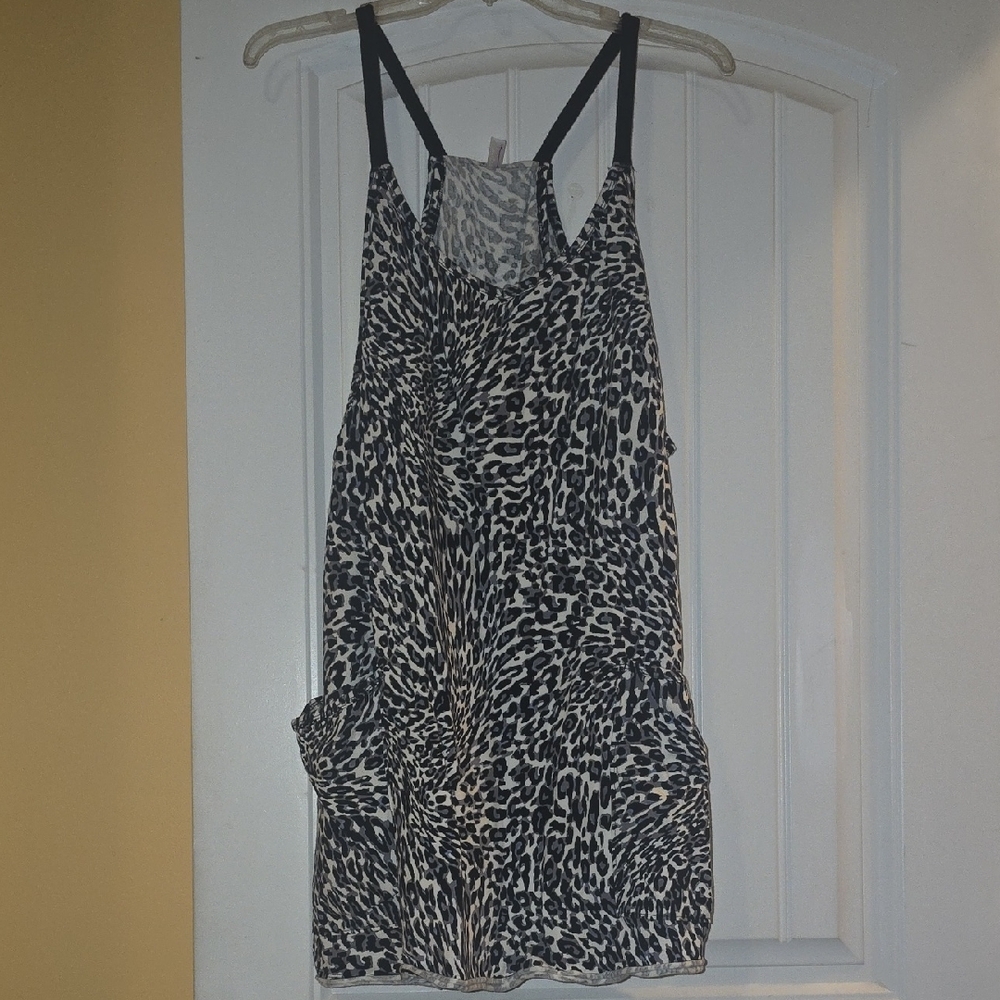 FP Movement by Free People Black and White Midi Dress